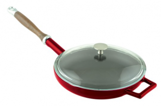 Lava Döküm Ahşap Kulp Kızartma Tavası 24 cm