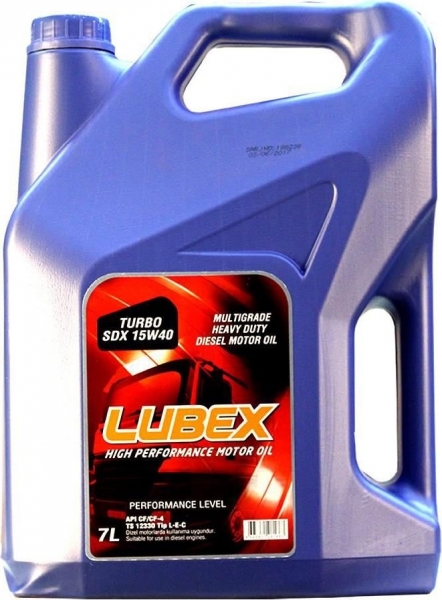 Lubex Turbo SDX 15W-40 Motor Yağı (7 litre)