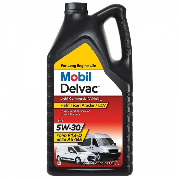 Mobil Delvac Light Commercial Vehicle F 5W-30 Motor Yağı (7 litre)