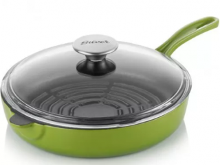 Silver Cusinero Döküm Izgara Tava 24 cm