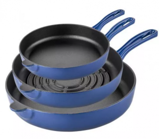 Silver Cusinero 3 Parça Döküm Tava Seti