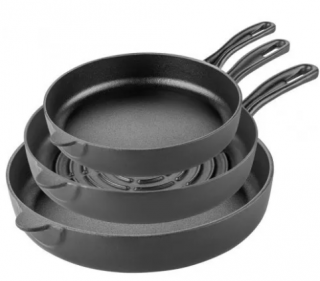 Silver Cusinero 3 Parça Döküm Tava Seti