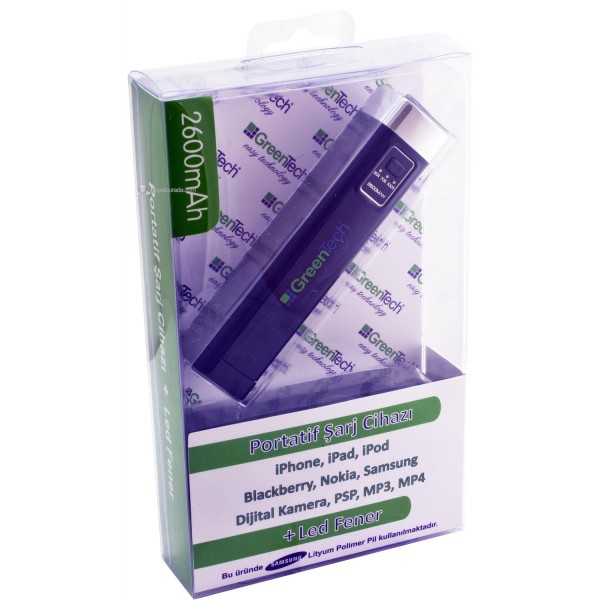 GreenTech GT-PB12 2600 mAh Powerbank