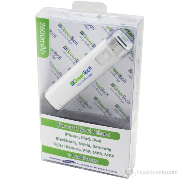 GreenTech GT-PB12 2600 mAh Powerbank