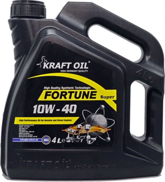 Kraft Oil Fortune GTX Super 10W-40 Motor Yağı (4 litre)