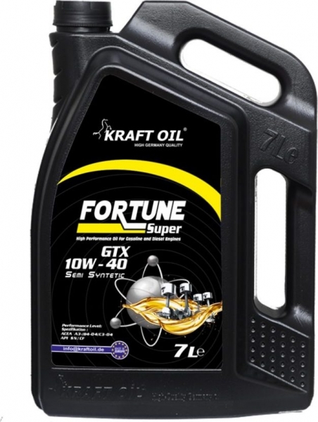 Kraft Oil Fortune GTX Super 10W-40 Motor Yağı (7 litre)