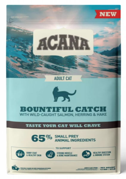 Acana Bountiful Catch Yetişkin 4.5 kg Kedi Maması