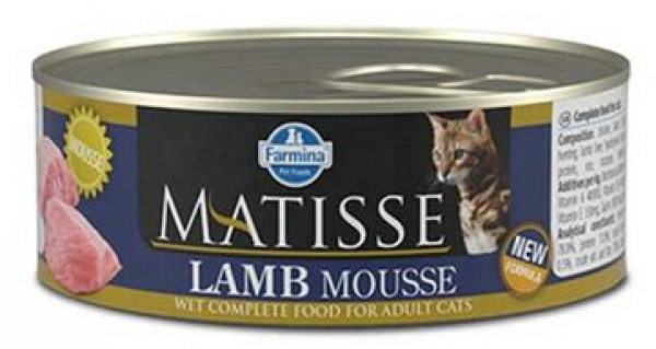 Matisse Mousse Kuzu Etli Yetişkin 85 gr Kedi Maması
