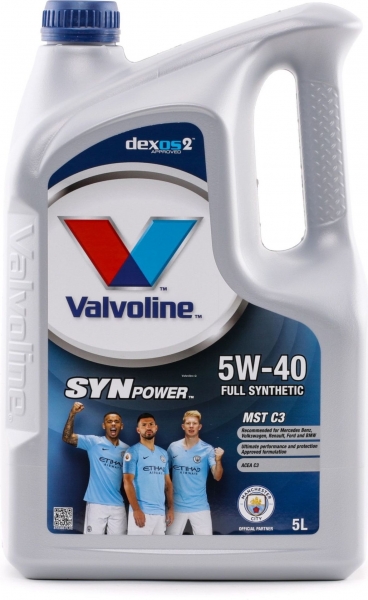 Valvoline SynPower MST C3 5W-40 Motor Yağı (5 litre)