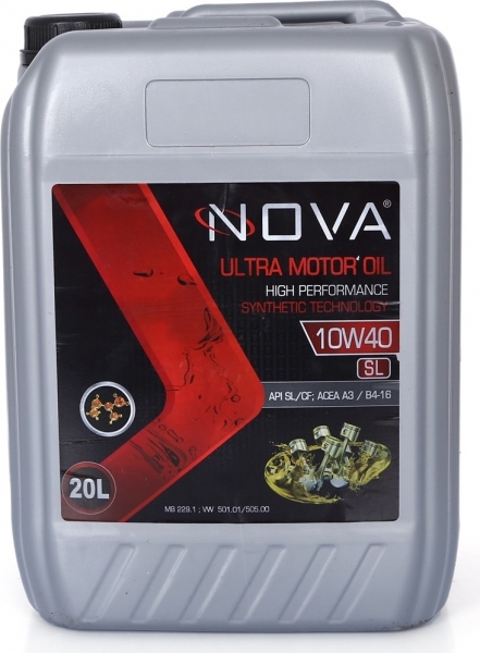 Nova 10W-40 SL Motor Yağı (20 litre)