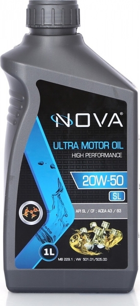 Nova 20W-50 SL Motor Yağı (1 litre)