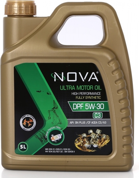 Nova DPF 5W-30 C3 Motor Yağı (5 litre)