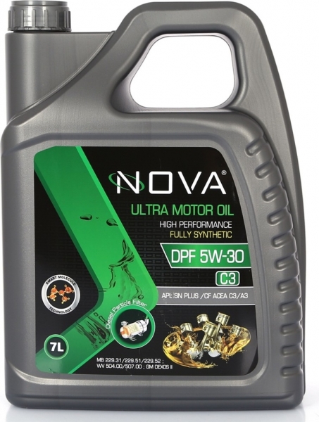 Nova DPF 5W-30 C3 Motor Yağı (7 litre)