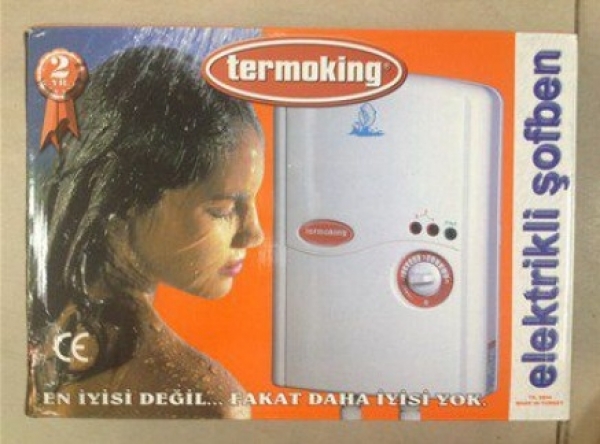 Termoking Elektrikli Banyo Tipi Elektrikli Şofben