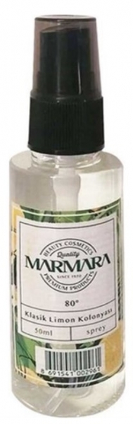 Marmara Limon Kolonyası Pet Şişe Sprey 50 ml (Pet Şişe / 50 ml)