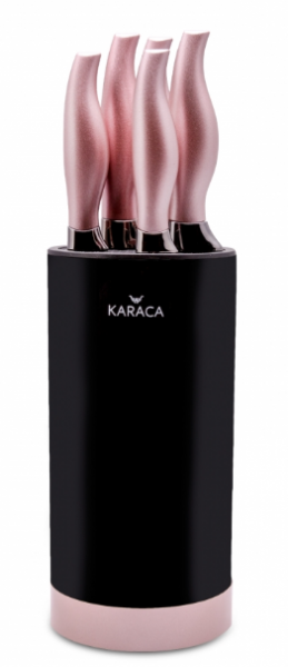 Karaca Rosegold Standlı Bıçak Seti 6 Parça