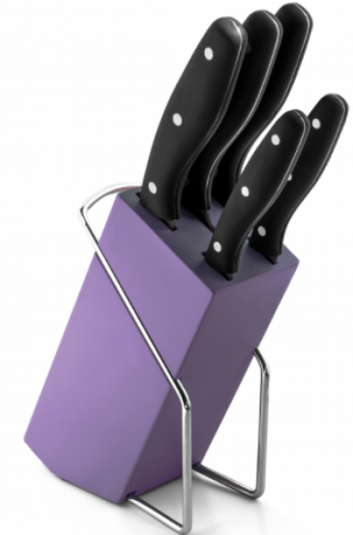 Emsan Mia Violet Standlı Bıçak Seti 6 Parça