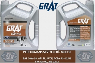Grat Master 20W-50 Motor Yağı