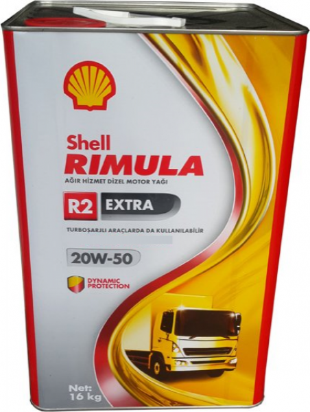 Shell Rimula R2 Extra 20W-50 Motor Yağı (18 litre)