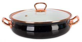 Acar Qualita Bronz Emaye Karnıyarık Tenceresi 24 cm