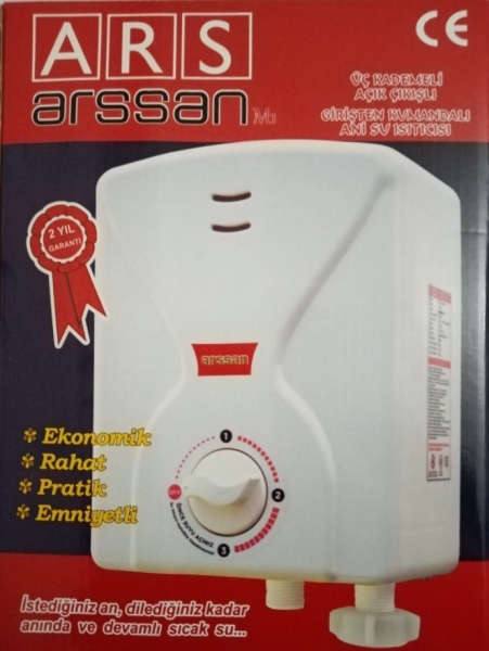 ARS Arssan M1 Elektrikli Şofben