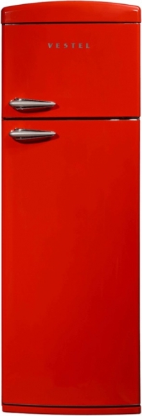 Vestel Retro SC-3251 Buzdolabı (Kırmızı)