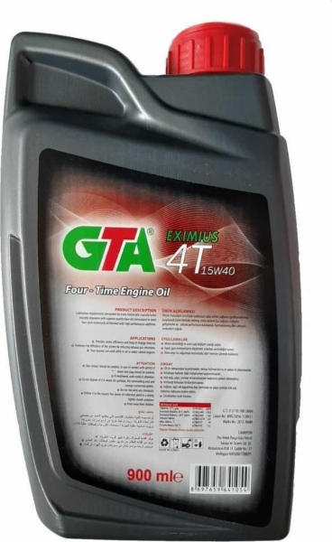 GTA Eximius 4T 15W-40 Motor Yağı (0.9 litre)