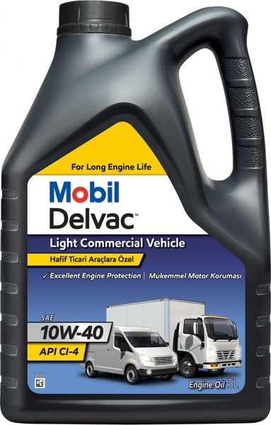 Mobil Delvac Light Commercial Vehicle 10W-40 Motor Yağı (5 litre)