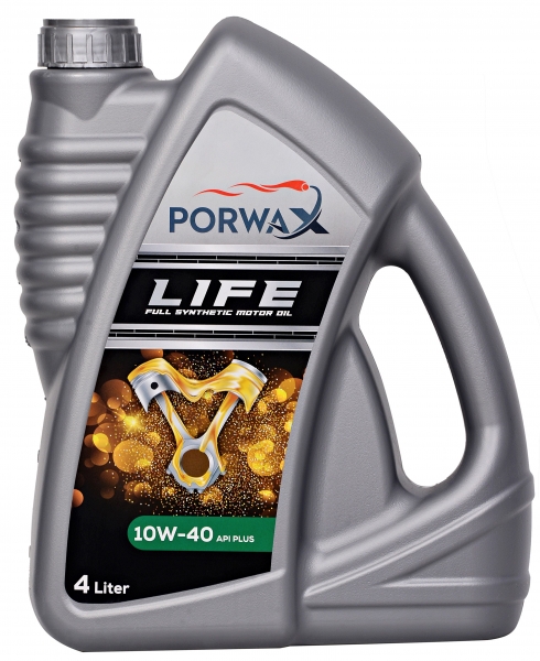 Porwax Life 10W-40 API Plus Motor Yağı (4 litre)