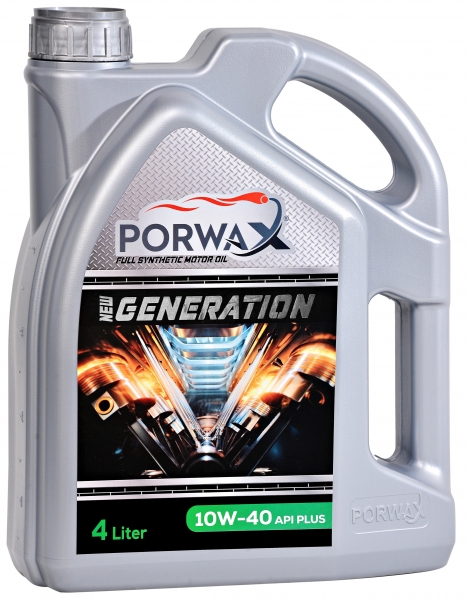 Porwax New Generation 10W-40 API Plus Motor Yağı (4 litre)