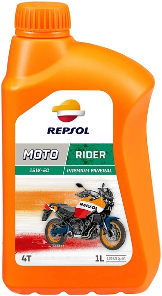 Repsol Moto Rider 4T 15W-50 Motor Yağı (1 litre)