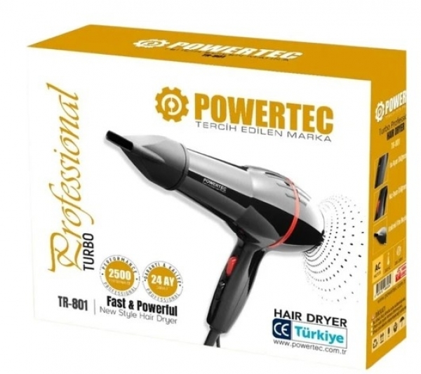 Powertec TR-801 Saç Kurutma Makinesi