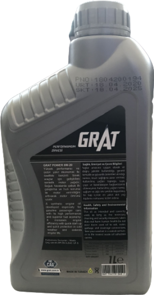 Grat Power 0W-20 Motor Yağı (1 litre)