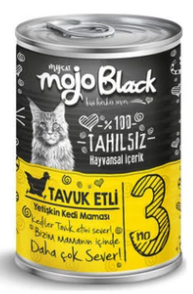 MyCat Mycat Mojo Black Tavuk Etli 415 gr Kedi Maması