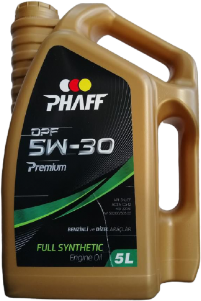 Phaff DPF Premium 5W-30 Motor Yağı (5 litre)