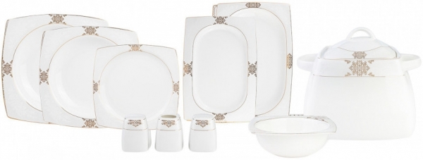 Karaca Fine Bone Baroco 60 Parça Yemek Takımı