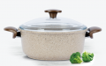 ThermoAd Love Granit Derin Tencere 20 cm resim