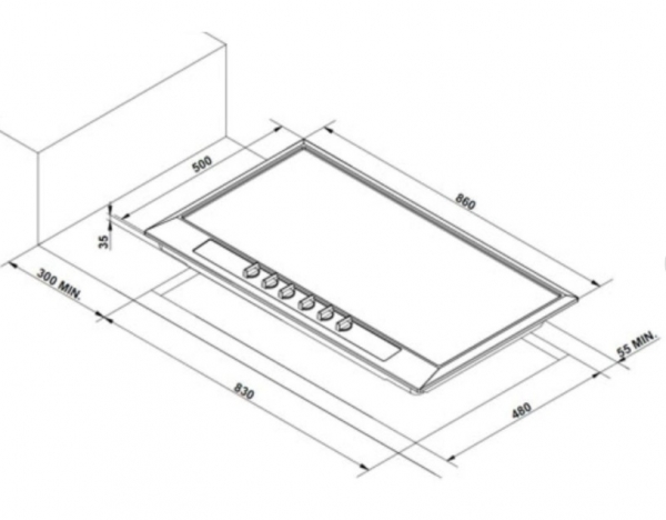 Cucinox POS 6205 Ankastre Gazlı ve Elektrikli Ocak