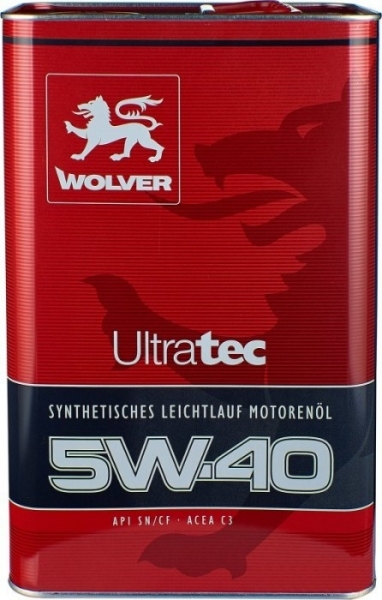 Wolver Ultratec 5W-40 Motor Yağı (4 litre)