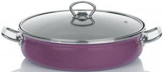 Schafer Kitchenhouse Emaye Basık Tencere 26 cm