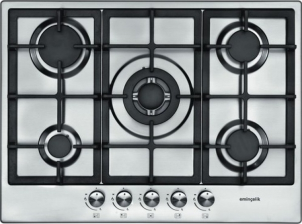 Eminçelik EC-AH 2250 BW X70 Ankastre Gazlı Ocak