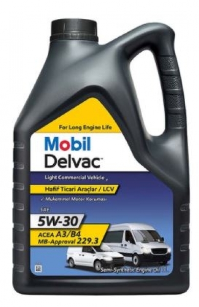 Mobil Delvac Light Commercial Vehicle T 5W-30 Motor Yağı (5 litre)