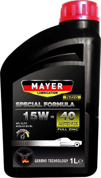 Mayer Lubrication Nitro 15W-40 Motor Yağı (1 litre)