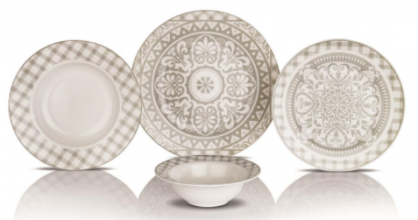 Schafer Posy GRI01 24 Parça Yemek Takımı