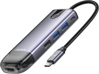 Mcdodo HU-7730 8in1 USB Type-C Dönüştürücü