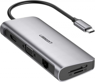 Ugreen 40873 9in1 USB-C to HDMI VGA Ethernet Dönüştürücü