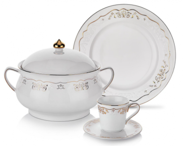 Schafer Dantella GLD06 60 Parça Yemek Takımı