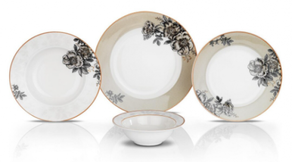 Schafer Posy YSL01 24 Parça Yemek Takımı