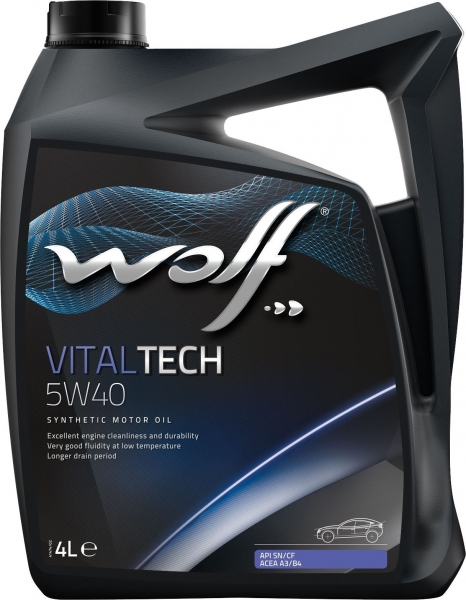 Wolf Vitaltech 5W-40 Motor Yağı (4 litre)