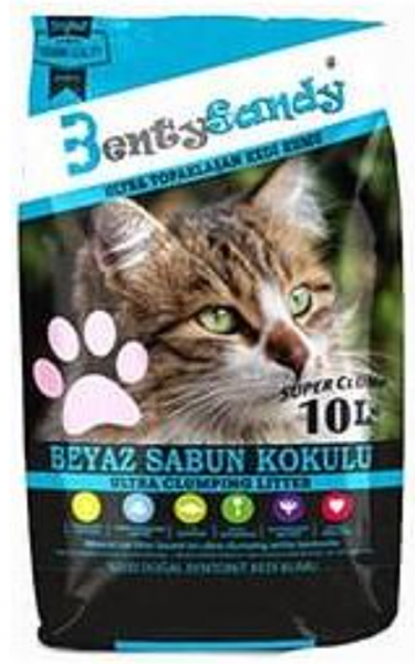 Benty Sandy İri Taneli Beyaz Sabun Kokulu 15 lt Kedi Kumu